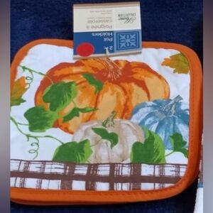 3/$16.00 Pumpkin Pot Holders